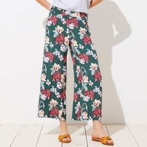 Loft Petites Tropical Fluid Pants Size MP